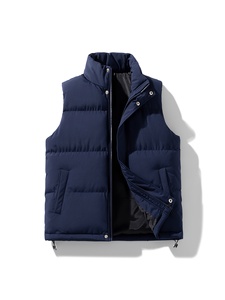 Chaleco Acolchado sin Mangas para Hombre, con Logotipo Personalizado del Fabricante, OEM, Unisex, para Exteriores, Brillante, Estilo Burbuja, para Invierno - Product Image 1