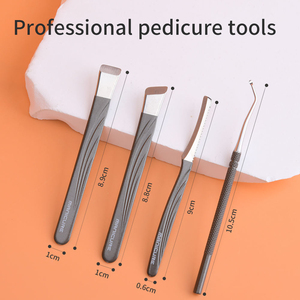 Professional 4 in 1 <b>Nail</b> Clipper <b>Set</b> 12pc Manicure & Pedicure Grooming Kit Single Spring Portable Bag for Home & Salon - Product Image 2