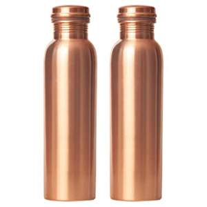 Botella de Agua de Cobre Premium al por Mayor, Recipiente Ayurvédico Puro sin Juntas para Beneficios para la Salud, Botella de Cobre Ecológica para Regalo al por Mayor - Product Image 1