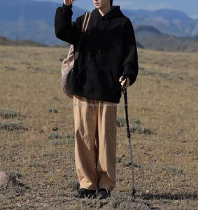 Ropa de calle de alta calidad, diseño personalizado, sudaderas con capucha lisas de peso pesado para hombres - Product Image 2