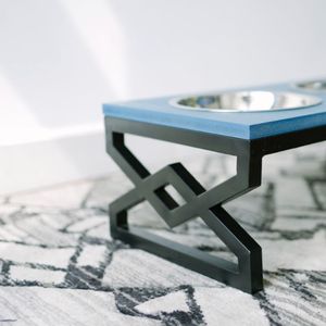 เตียงสัตว์เลี้ยงทำจากสเตนเลสที่เป็นมิตรต่อสิ่งแวดล้อมใช้ได้ทุกฤดูไม่ลื่นทนทานเครื่องให้อาหารน้ำแบบพกพาสำหรับสุนัขและแมว - Product Image 3