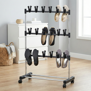 MIT DIY Home <b>Storage</b> Furniture Modern Portable Metal <b>Shoe</b> Rack Wholesale From Taiwan Manufacturer EBay Sale for Living Room Use - Product Image 2
