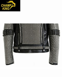 Chaqueta de Cuero Estilo Rock Vintage de Alta Calidad Premium - Product Image 4