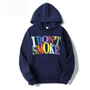 Nueva Llegada, Sudadera con Capucha de Forro Polar Transpirable de Secado Rápido, Estilo Urbano de Invierno, con Estampado Puff, Personalizada para Hombre, 100% Poliéster, Corte Holgado - Product Image 4