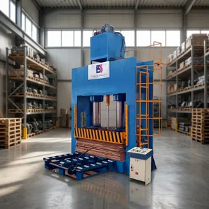 Máquina de prensado hidráulico de paneles de madera contrachapada industrial para laminación de chapa y producción de paneles de madera - Product Image 1