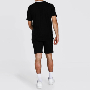 Conjunto Deportivo de Verano 100% Algodón, 2 Piezas, Secado Rápido, Camiseta de Fútbol de Malla, Conjunto de Camiseta y Pantalones Cortos para Hombre - Product Image 6