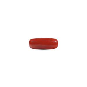 Premium 6.85 Ct Natural Red Coral Loose Gemstone Oval Cushion Cut for Fine Jewelry - Product Image 1