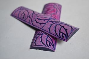 Vendedores indios al por mayor cuchillos de hueso de alta calidad flor talla cuerno estilo mango Material orgánico Animal estilo náutico - Product Image 6