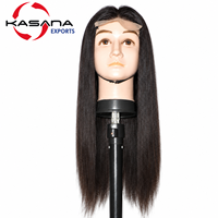Perruque en cheveux humains Remy à texture lisse, longue durée, avec dentelle frontale complète 13x6 13x4, dentelle transparente, double trame, toutes les couleurs
