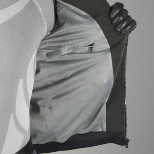 Nouvel arrivage : Sweat à capuche moto personnalisé à grand imprimé en polyester/coton, 380 GSM, coupe oversize, séchage rapide, unisexe, épais, avec 2 protections - Product Image 6