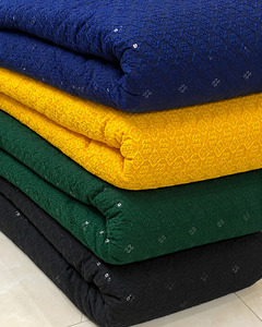 Tissu brodé SQ, tissu perlé, tissu de soie brodé, tissu de chiffon, tissu pour abaya, matière pour kaftan, vente en gros, export, vrac, USA - Product Image 5