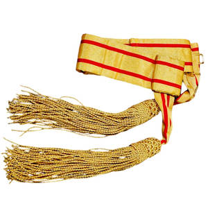 Nouvelle ceinture de cérémonie en tissu doux, de qualité supérieure, couleur unie - Product Image 1