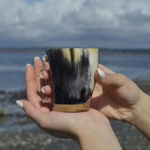 Cuerno Vikingo para Beber, el Más Vendido, para Brandy, Color Natural, Tapa Personalizable, Tamaño Personalizado Disponible, Diseño Único, DBY PERFECT ENTERPRISES - Product Image 2