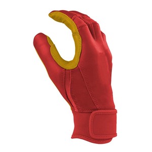 ELIXE SPORTS Gants de frappe en cuir rouge rembourrés avec fermeture auto-agrippante unisexe pour adulte, entraînement, ambidextres, flexibles et respirants - Product Image 2