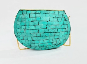 Diseño de embrague de mosaico de metal de latón para uso en fiestas de bodas al mejor precio para mujeres y niñas de LUXURY CRAFTS - Product Image 3