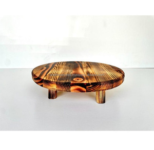 Base Redonda de Madera Premium para Pasteles, Soporte para Exhibición de Postres para Uso en Panaderías - Product Image 1