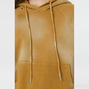 Nuevo Diseño, Sudadera con Capucha para Mujer, Estilo Acid Wash, Invierno, Superventas, Nueva Llegada, Bolsillos con Cordón, Estilo Urbano Ecológico - Product Image 6