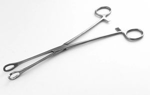 Kit d'insertion manuelle haut de gamme en acier inoxydable, comprenant une éponge vaginale, un sonde utérin, des ciseaux Mayo et un instrument pour tissus Pean, par Blush Surgical - Product Image 3