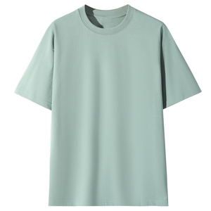 เสื้อยืดคอกลมแขนสั้นทรงหลวมผ้าฝ้ายหนา 260 กรัม ราคาโรงงานบังกลาเทศจีน รับสกรีนโลโก้ เสื้อยืดสำหรับชุดยูนิฟอร์มทำงาน - Product Image 3