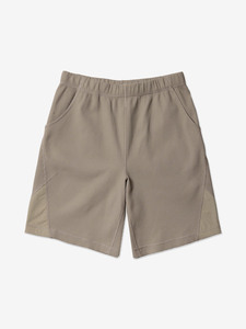 Shorts en maille gaufrée beige sur mesure de haute qualité pour homme – Style décontracté et léger pour l'été - Product Image 4
