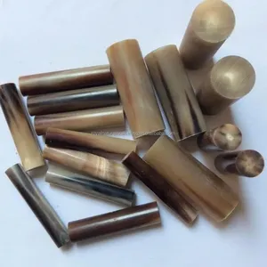 Vente directe d'usine de rouleau de corne de buffle poli à la main de haute qualité avec poignée en corne de boeuf meilleur prix pour l'artisanat naturel inde - Product Image 3