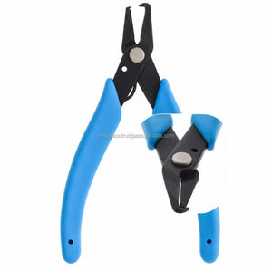 Export Xuron <b>Long</b> Needles <b>Nose</b> Bent <b>Nose</b> Pliers Plastic High Quality Jewelry Making Pliers for Small Parts and Tight Spaces - Product Image 5