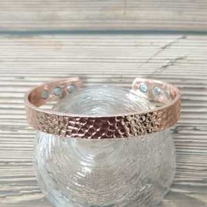 Pulsera de Cobre Hecha a Mano al por Mayor, Ajustable, Unisex, Chapada en Oro, Estilo Vintage, Joyería para Bodas - Product Image 6