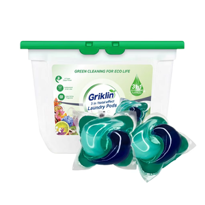 Potentes Cápsulas de Lavandería Ecológicas de Alta Concentración 8 en 1, 20 Unidades, Suavizantes, Multilimpieza, Enzimas Vegetales, Protección del Color - Product Image 5