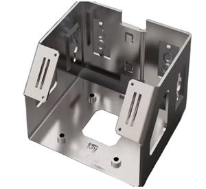 Service de fabrication sur mesure de pièces en tôle perforée par découpe laser CNC et pliage, avec revêtement en poudre, fourni par l'usine. - Product Image 6