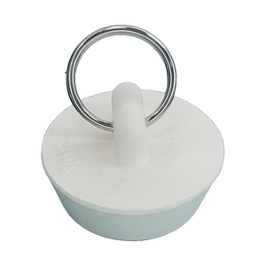 BYSON PS10312 Rubber Drain <b>Plug</b> <b>for</b> Kitchen <b>Sink</b> and Bathtub with Handle Ring - Product Image 5