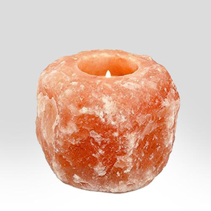 Premium Grade Himalayan Salt Crystal Lamp Himalayan Salt Lamps Carved Star Shape Natural Rock Salt Candle Holder Home Decoration - Product Image 6