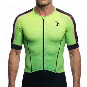 Combinaison de cyclisme en polyester, sur mesure, à prix réduit, vêtements d'été, uniformes de cyclisme unisexes - Product Image 5