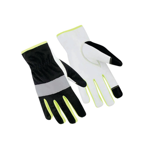 Anti-Slip Leather Safety <b>Gloves</b> Raised Micro-Diamond Texture Elastic Wristband Cold Resistant <b>Latex</b>-Free General Purpose <b>Gloves</b> - Product Image 3