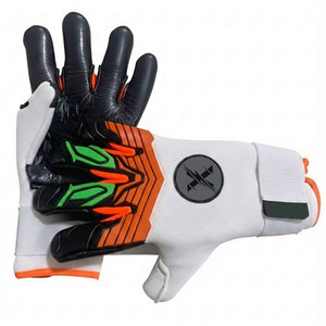 Gants de gardien de but professionnels pour adultes en caoutchouc avec paume en latex antidérapante, respirants, doigts flexibles, entraînement de football - Product Image 1
