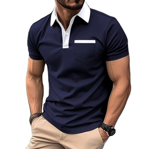 Camisas Polo Suaves de Venta Directa de Fábrica, Camisas Polo de Algodón para Hombre de Talla Grande con Cuello Alto, Diseño Personalizado, Transpirables, 2026 - Product Image 1