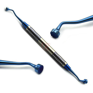 Kit de Instrumentos Quirúrgicos Dentales Ergonómicos de Acero Inoxidable Moleteado para Cirugía de Implantes PRF, Endodoncia y Condensador Óseo Eléctrico - Product Image 4