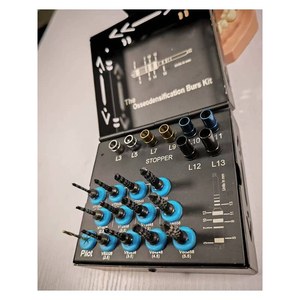 OPTITECH HEALTHCARE Kit de Fresas Quirúrgicas Dentales 17 Piezas, Manual, Acero Inoxidable Negro, Instrumento Clase II, Fresas para Osseodensificación - Product Image 3