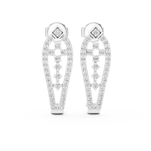Pendientes de Lujo con Forma de Lágrima, Cultivados en Laboratorio, Plata, Certificados por IGI, para Mujer, Regalo de Boda, Compromiso, Aniversario, Joyería Fina - Product Image 1