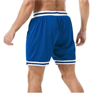 Custom Design Print Men's <b>Basketball</b> Shorts Private Label Mesh Quick Dry with Pocket - Product Image 5