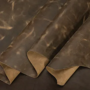 Matériaux en cuir de vachette véritable brun de qualité supérieure pour chaussures, sacs à main, sacs à dos, portefeuilles et divers accessoires - Product Image 6