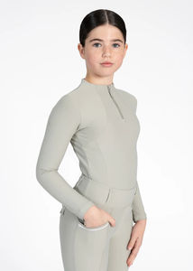 Couche de base pour l'équitation pour enfants de qualité supérieure, en tissu extensible doux, coupe confortable, respirante, confortable pour l'équitation - Product Image 6