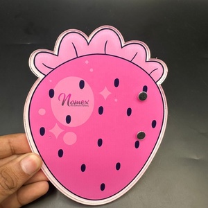 กระเบื้องลายขนตาสตรอเบอรี่พร้อมแม่เหล็ก2อันสำหรับที่หนีบขนตามั่นใจได้ในคุณภาพที่แม่นยำ - Product Image 4