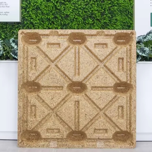 พาเลทสีเขียว GS-1200800 น้ำหนักเบา แบบเข้าได้ 4 ทิศทาง ผลิตจากไม้กดแบบหน้าเดียว ขนาด 1200x800x130 มม. สำหรับการขนส่งสินค้าอุตสาหกรรม - Product Image 1