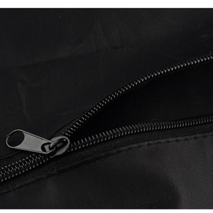 Black <b>Drawstring</b> <b>Backpack</b> Plain Dyed Polyester Adjustable Sport Bag for Outdoor Use Wholesale Pack OEM Supplier - Product Image 6