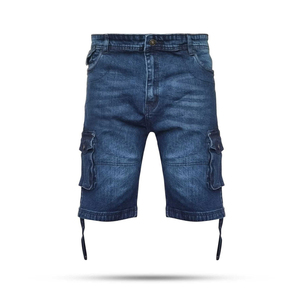 Shorts en jean de qualité pour hommes, service OEM, vente en gros, design personnalisé, prix abordable - Product Image 2