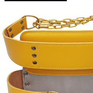 เข็มขัดยกน้ำหนักหนังสำหรับออกกำลังกายแบบกำหนดเองได้ สำหรับฝึกความแข็งแรง พร้อมโลโก้ - Product Image 2