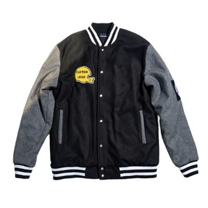 Veste universitaire pour homme personnalisable, grande taille, avec boutons-pression, de haute qualité, respirante, décontractée, pour l'hiver - Product Image 1