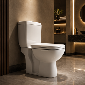 Marvel Modern Ceramic Two Piece Toilet Dual Flush Siphon Jet Soft Close Seat Floor Mounted Easy Clean Bathroom Hotel Gym School - Product Image 5