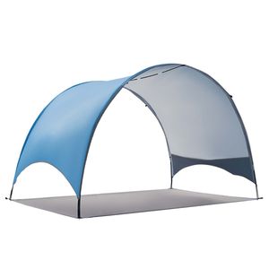 Tenda da Spiaggia Portatile UPF 50+ per 3 Persone, Tettoia Leggera in Tela con Picchetti e Borsa per il Trasporto, Protezione Solare Estiva - Product Image 1