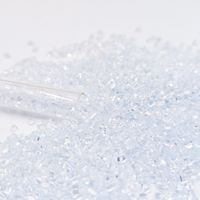 Granulés PCR GPPS certifiés post-consommation GRS ISCC PLUS transparents haute rigidité pour appareils électriques